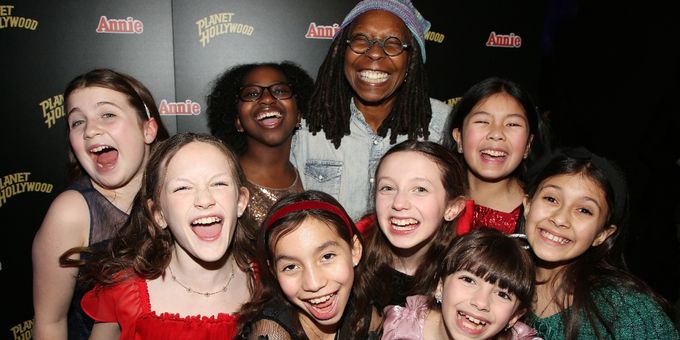 Photos: Whoopi Goldberg & ANNIE Cast Celebrate at Planet Hollywood NYC Photos