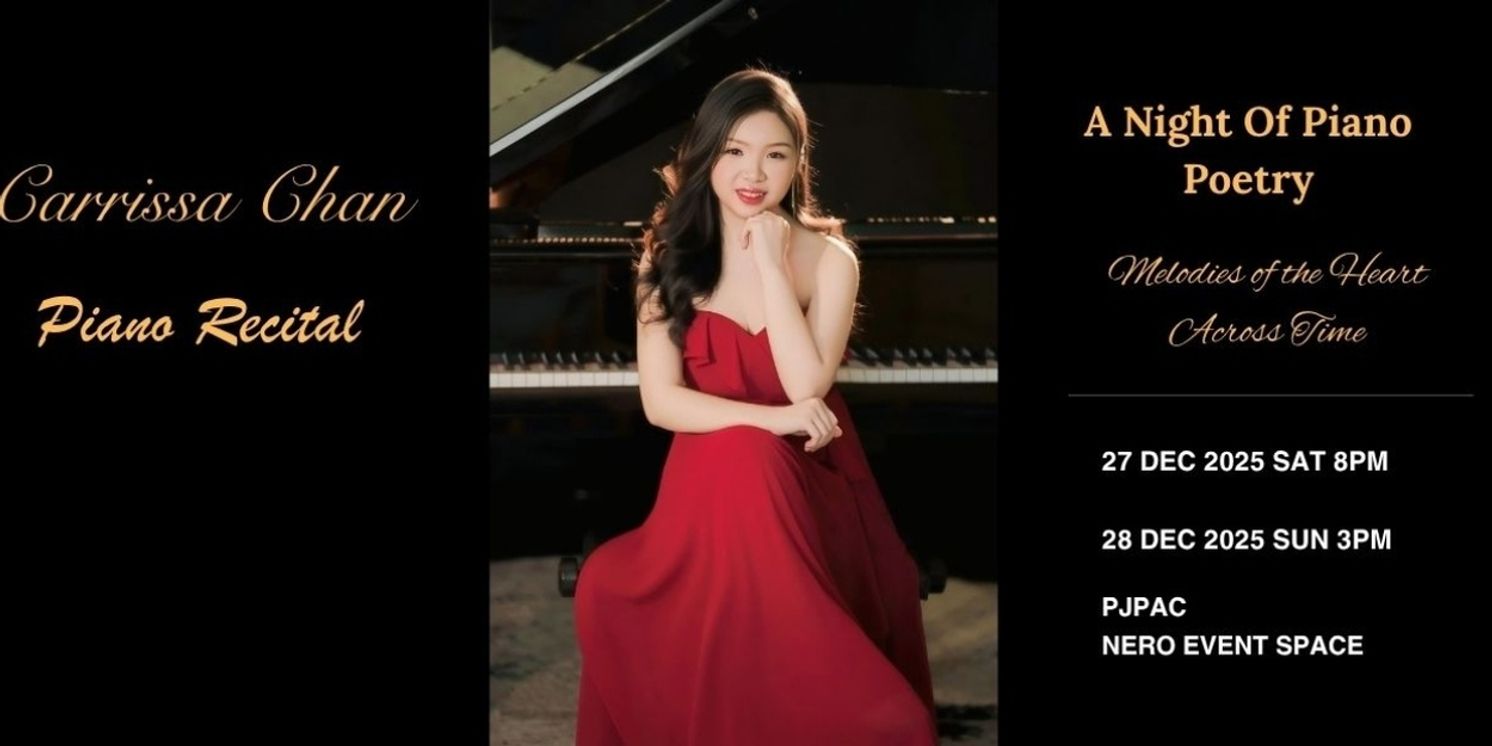 Pianist Carrissa Chan Will Perform Recital at PJPAC  Image