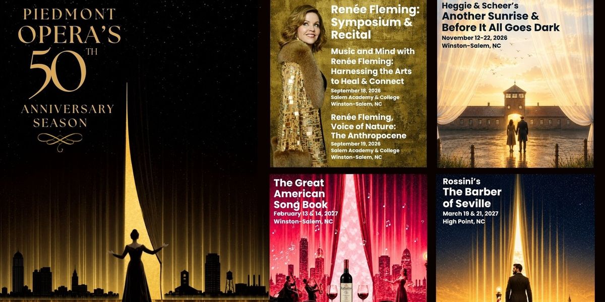 Piedmont Opera to Reveal Casts for 50th Anniversary Season