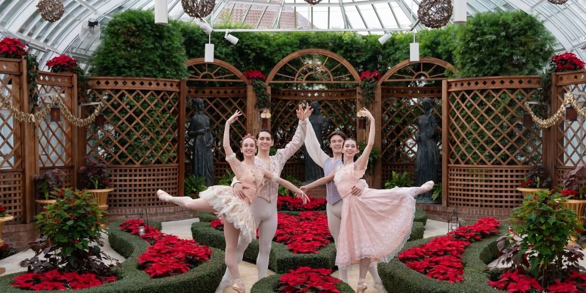 Pittsburgh Ballet Theatre School and Phipps Conservatory and Botanical Gardens Will Host 'Poinsettias And Pointe Shoes'