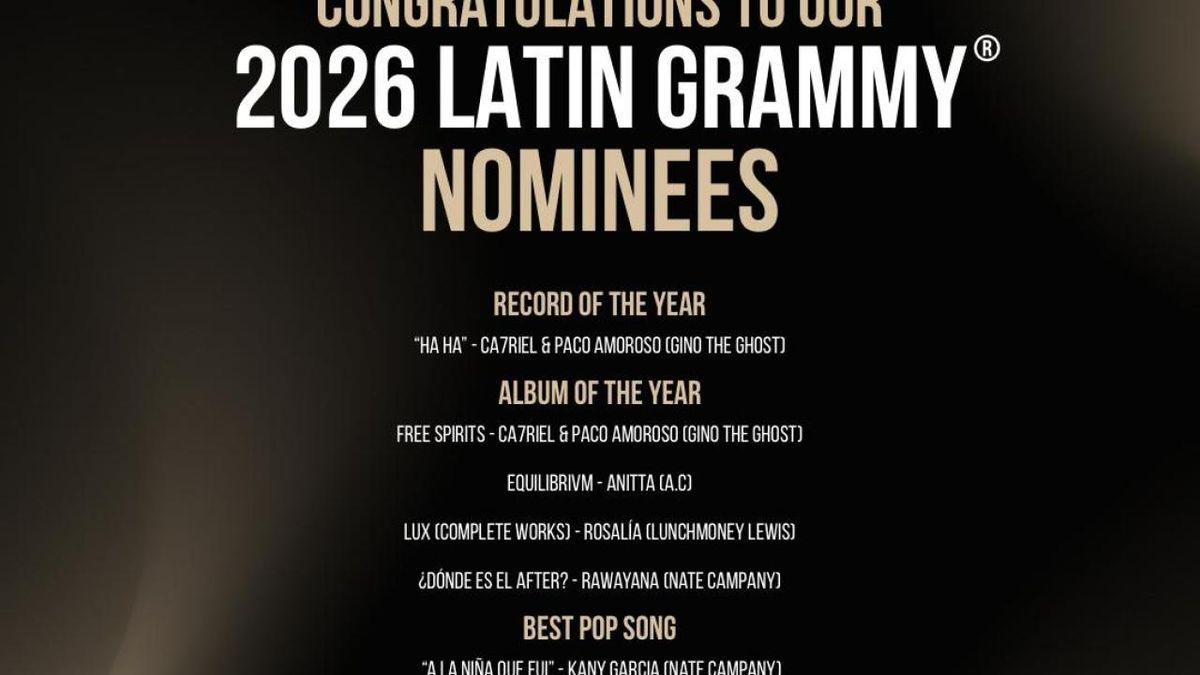 Prescription Songs Roster Earns Multiple Latin Grammy Nominations
