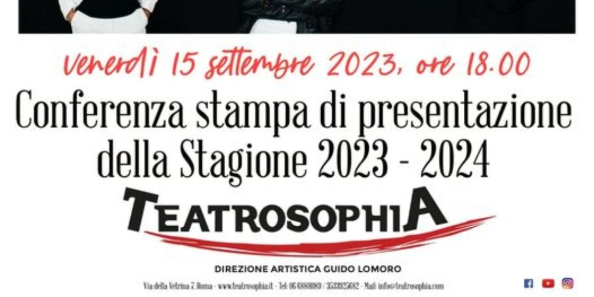 Previews: LA 'PHILOSOPHIA' del TEATROSOPHIA