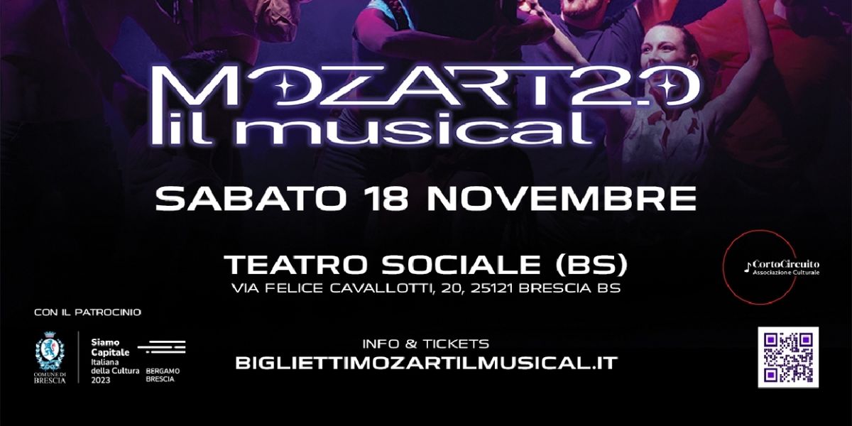 Previews: MOZART 2.0 IL MUSICAL al TEATRO SOCIALE - BRESCIA