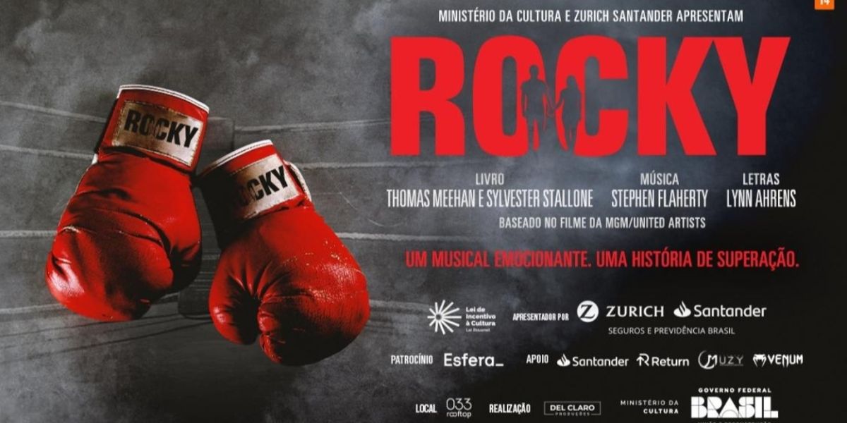 Based on the Acclaimed 1970s Blockbuster, ROCKY – THE MUSICAL Opens in Brazil