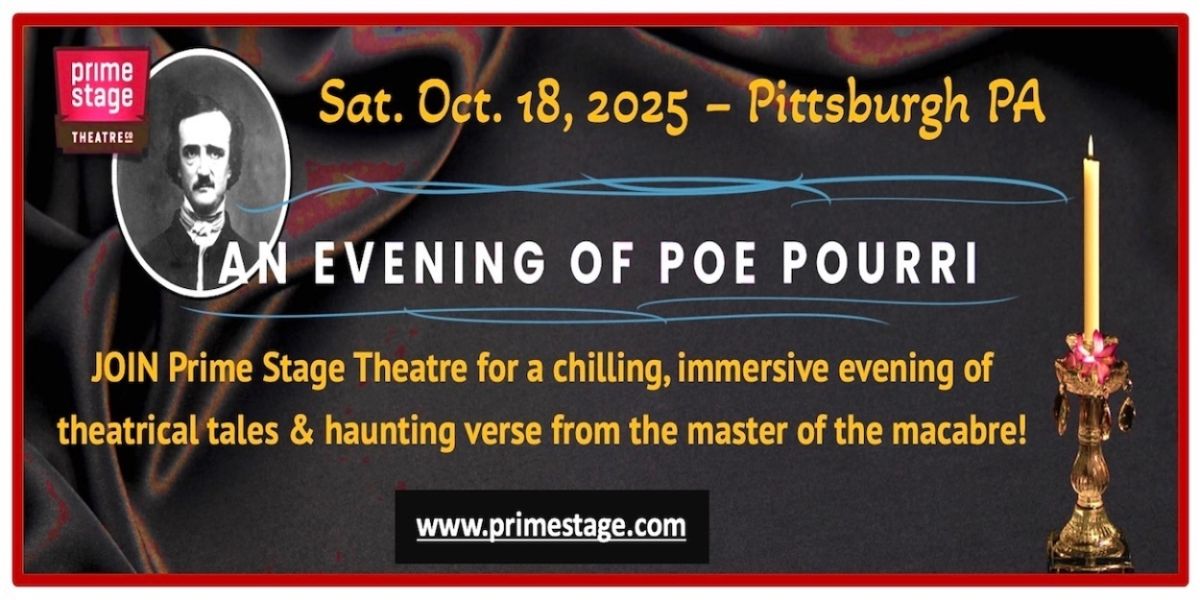 Prime Stage Theatre to Present Fall Fundraiser AN EVENING OF POE POURRI