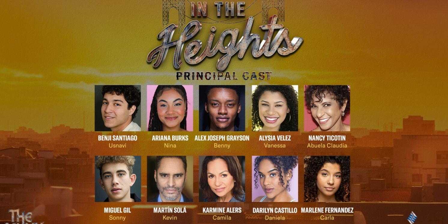 Principal Cast Set For IN THE HEIGHTS at the Muny  Image