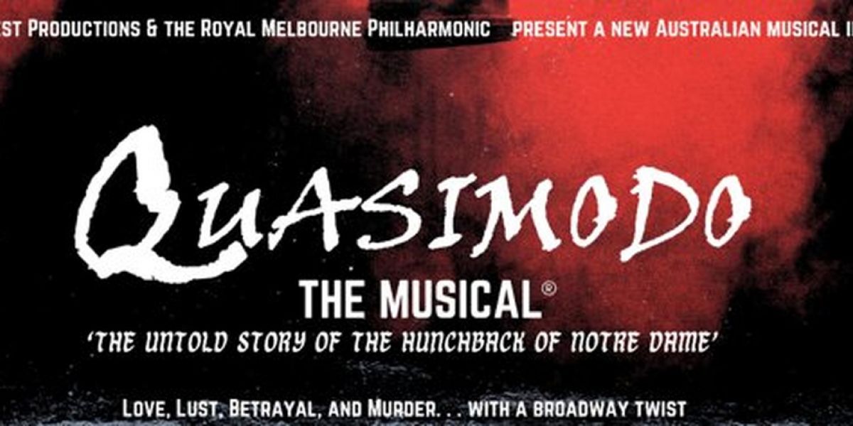 QUASIMODO IN MUSICAL IN CONCERT Comes to Melbourne Next Month