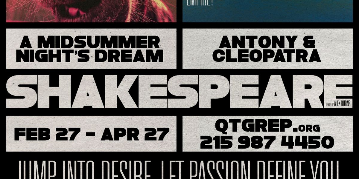 Quintessence Theatre To Present A MIDSUMMER NIGHT'S DREAM and ANTONY AND CLEOPATRA