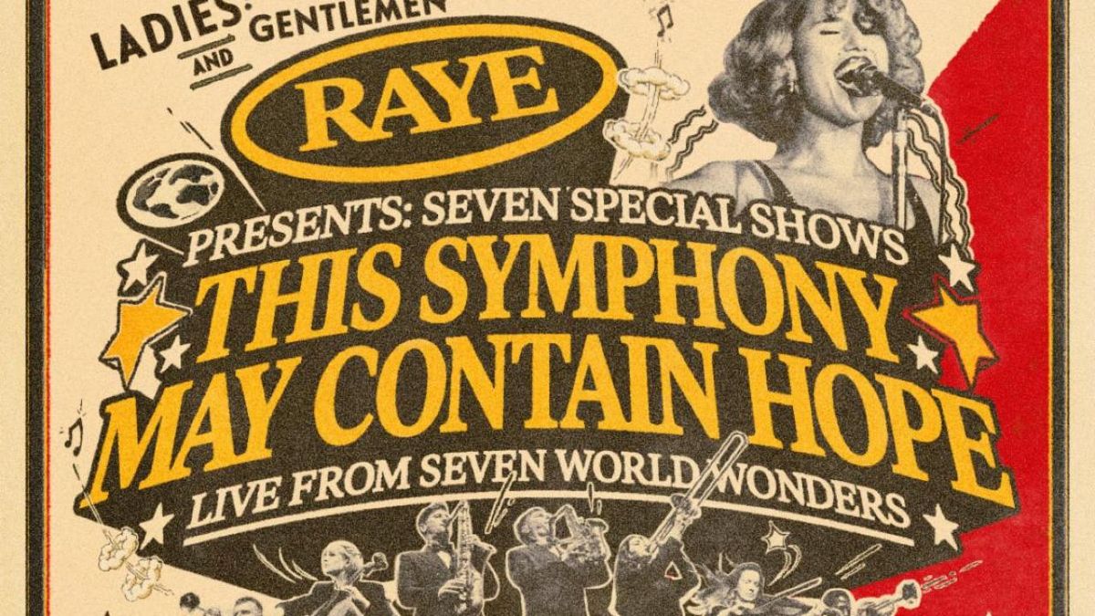 RAYE to take THIS SYMPHONY MAY CONTAIN HOPE orchestral show to six countries