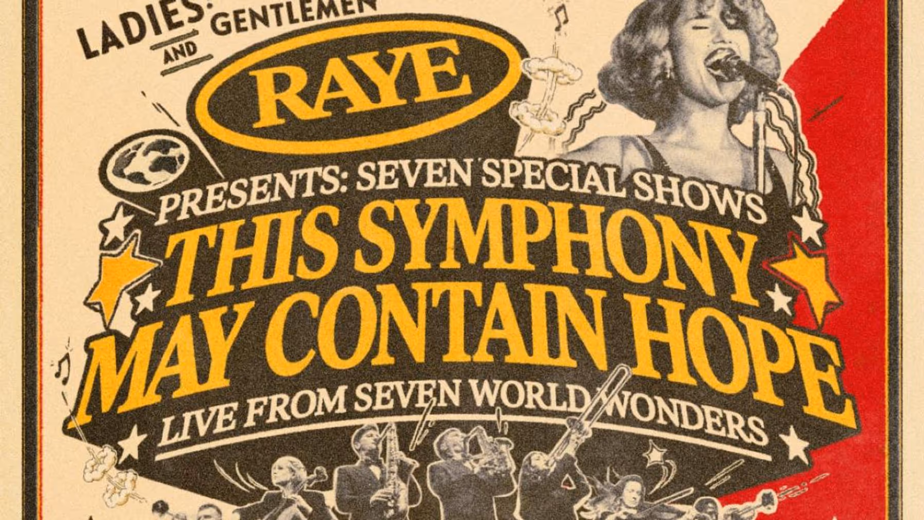 RAYE to take THIS SYMPHONY MAY CONTAIN HOPE orchestral show to six countries
