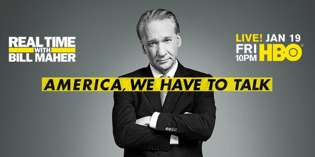 REAL TIME WITH BILL MAHER Returns For Its 22nd Season in January