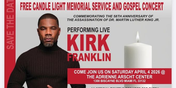 MLKEDC To Present Reclaim The Dream Concert Featuring Kirk Franklin At Adrienne  Photos