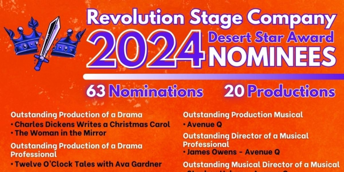 REVOLUTION STAGE COMPANY'S Inaugural Year Garners Over 60 DTL Noms