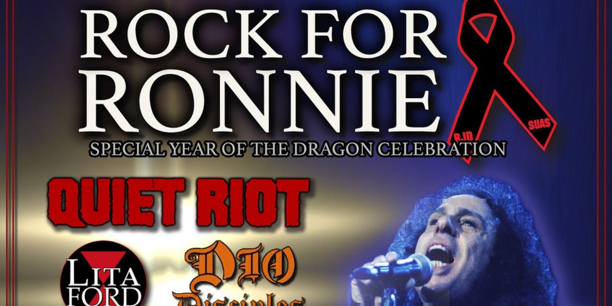 ROCK FOR RONNIE Concert Set For May 19 At Warner Center Park To Benefit Dio Cancer Fund