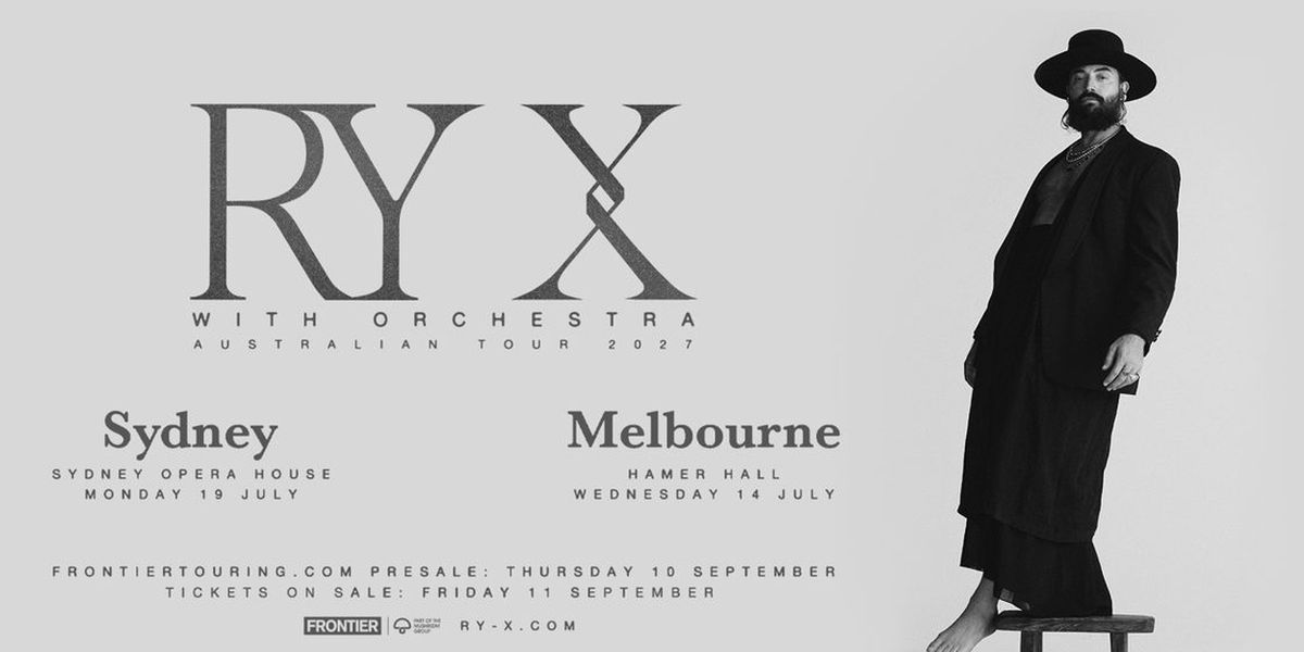 RY X to Play Melbourne and Sydney Homecoming Shows With Orchestra