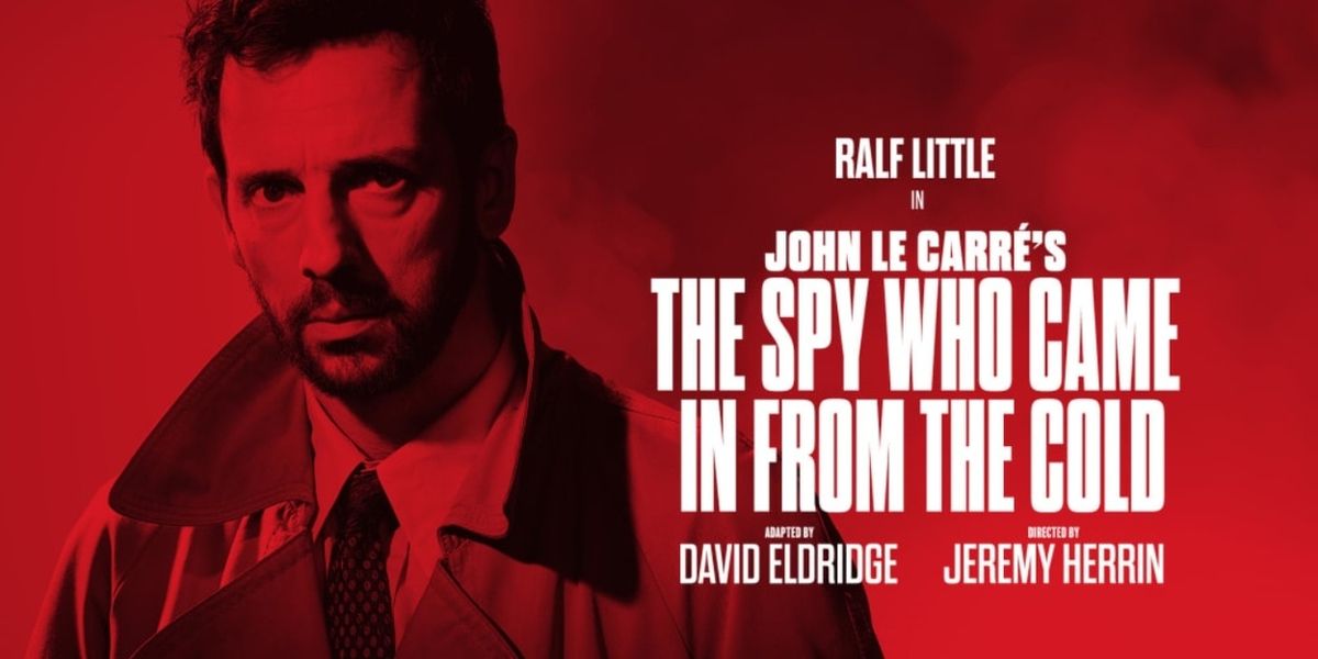 Ralf Little Stars as Alec Leamas in THE SPY WHO CAME IN FROM THE COLD UK Tour