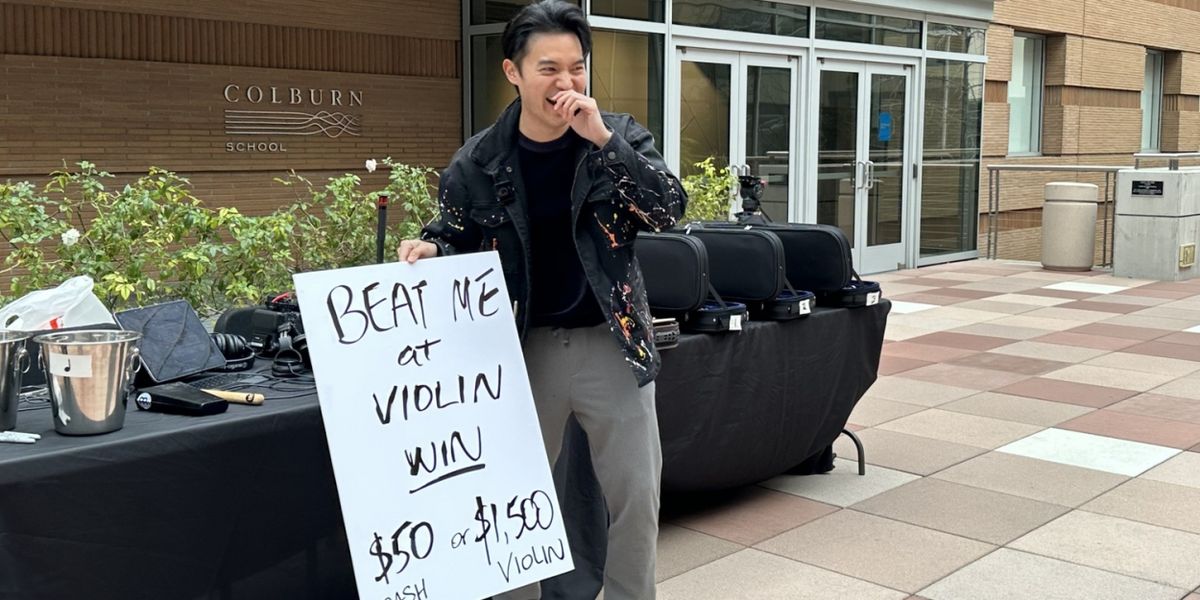 Ray Chen To Host Giveaway of 100 Kennedy Violins In Practice Challenge On Tonic App