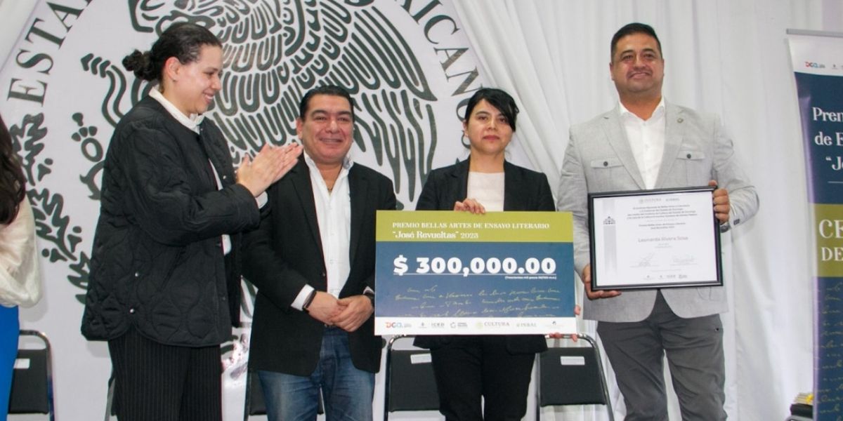 Recibe Leonarda Rivera Sosa El Premio Bellas Artes De Ensayo Literario José Revueltas 2023