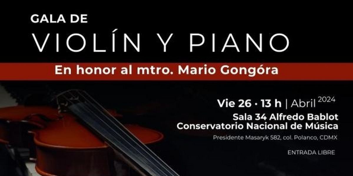 Reconocen Trayectoria Del Maestro Mario Góngora, Formador De Varias Generaciones De Violinistas