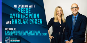 Reese Witherspoon and Harlan Coben to Join Charleston Literary Festival 2025