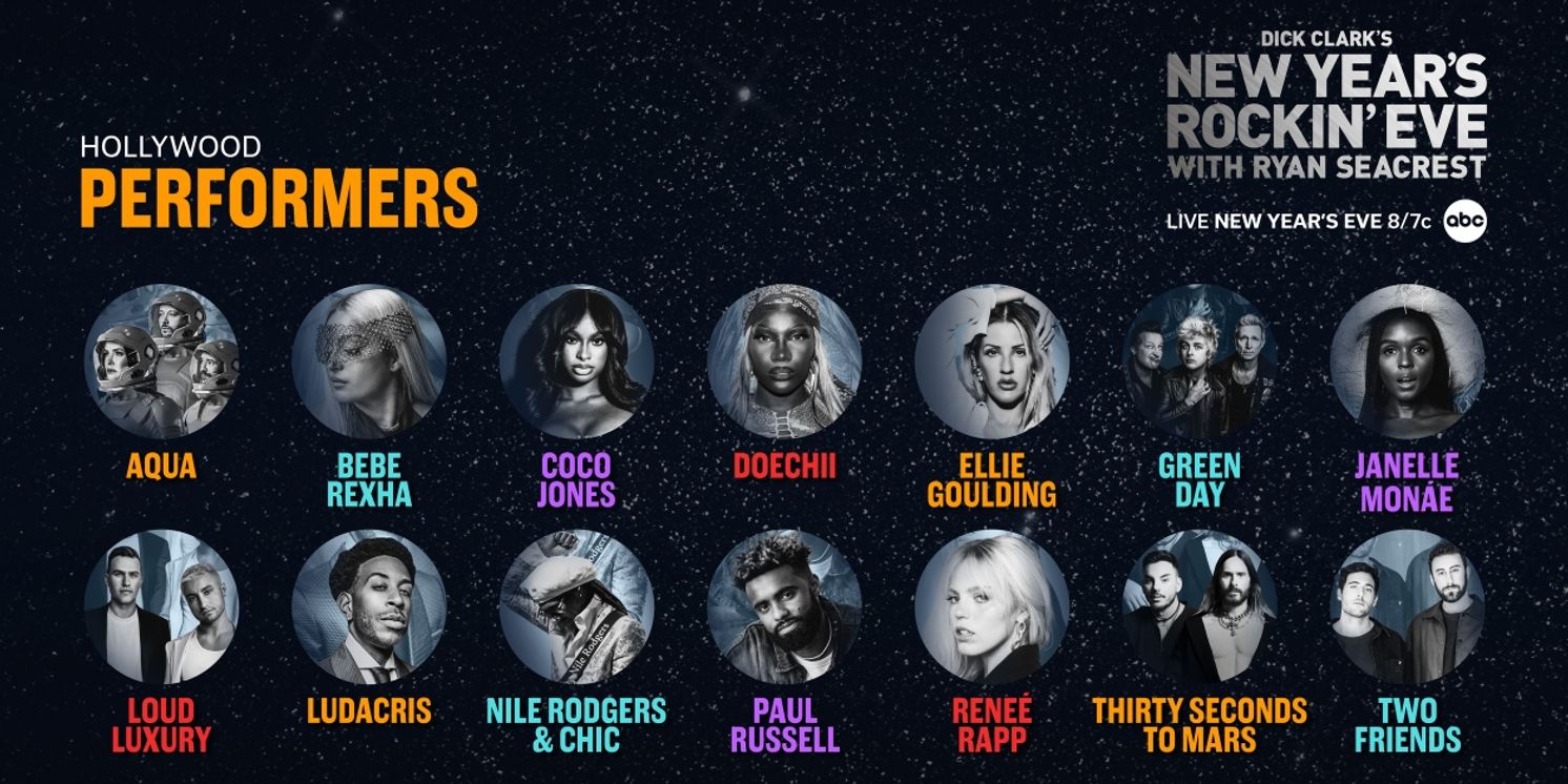 Reneé Rapp, Green Day & More Join NEW YEAR'S ROCKIN' EVE  Image