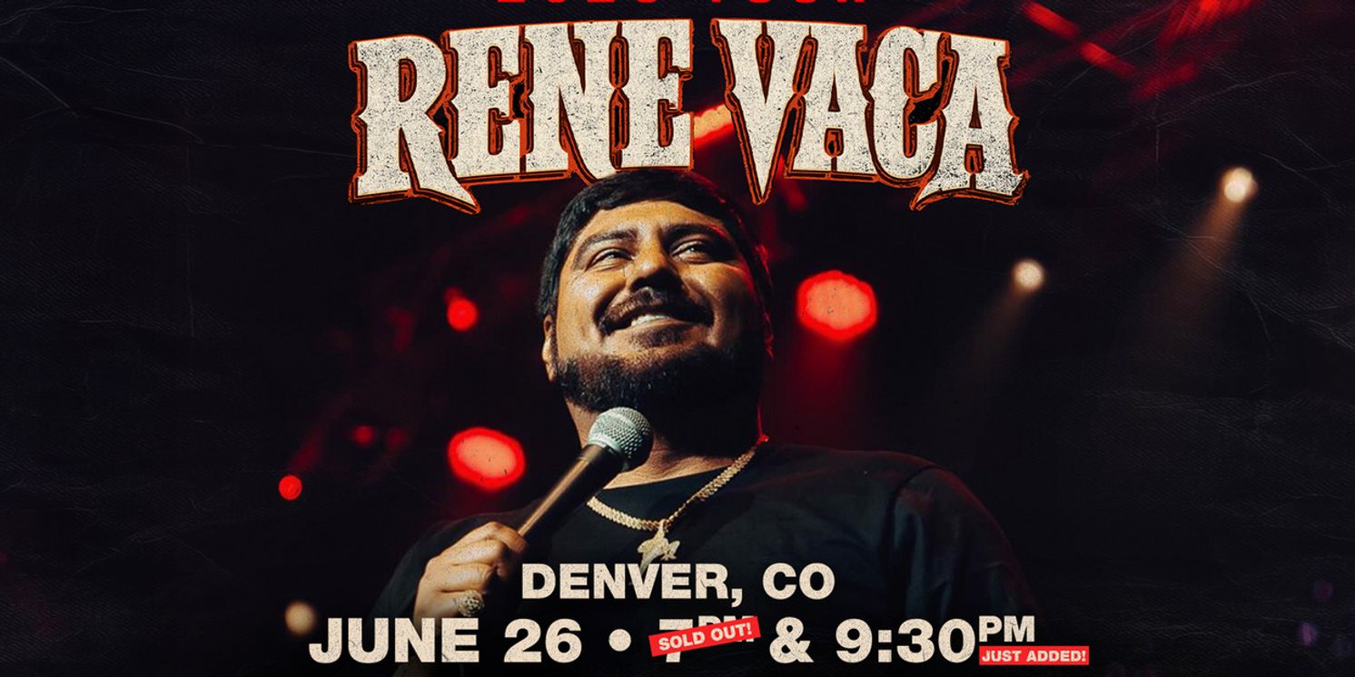 Rene Vaca Adds Second Show at Paramount Theatre Denver  Image