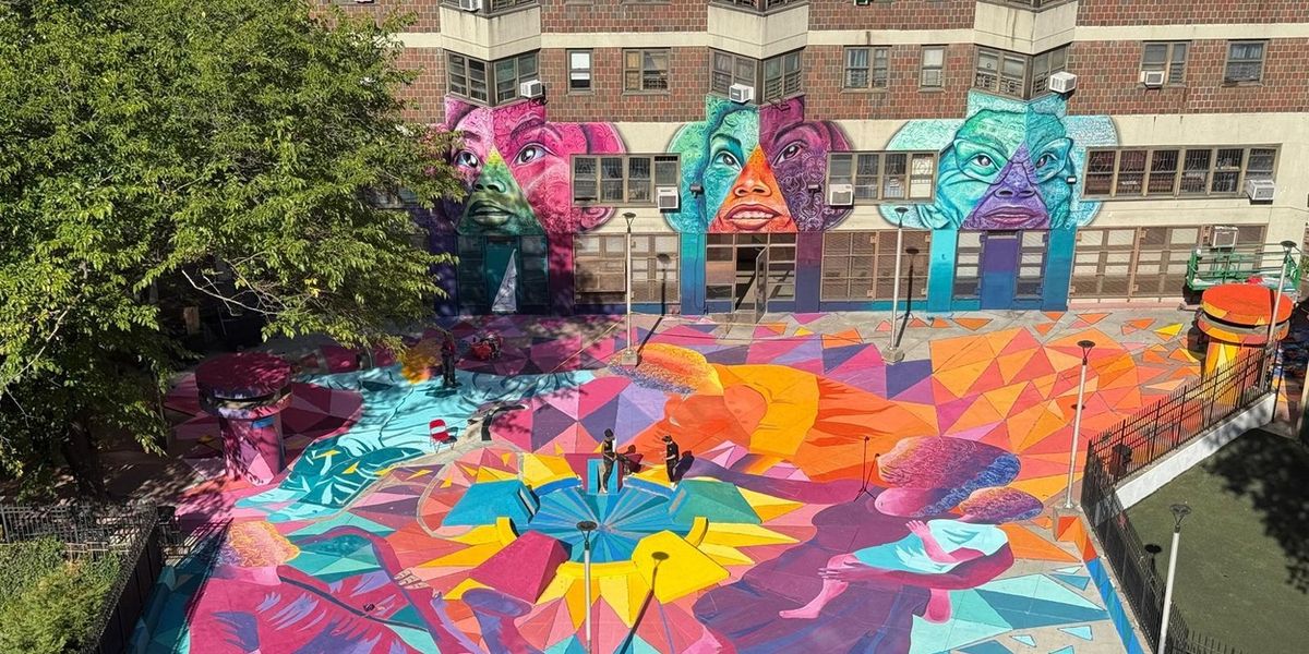 Resident-Led Mural Unveiled at Amsterdam Addition Houses Near Lincoln Center
