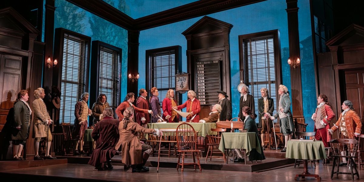 Review: 1776 at Paper Mill Playhouse Excellently Depicts History in the Making