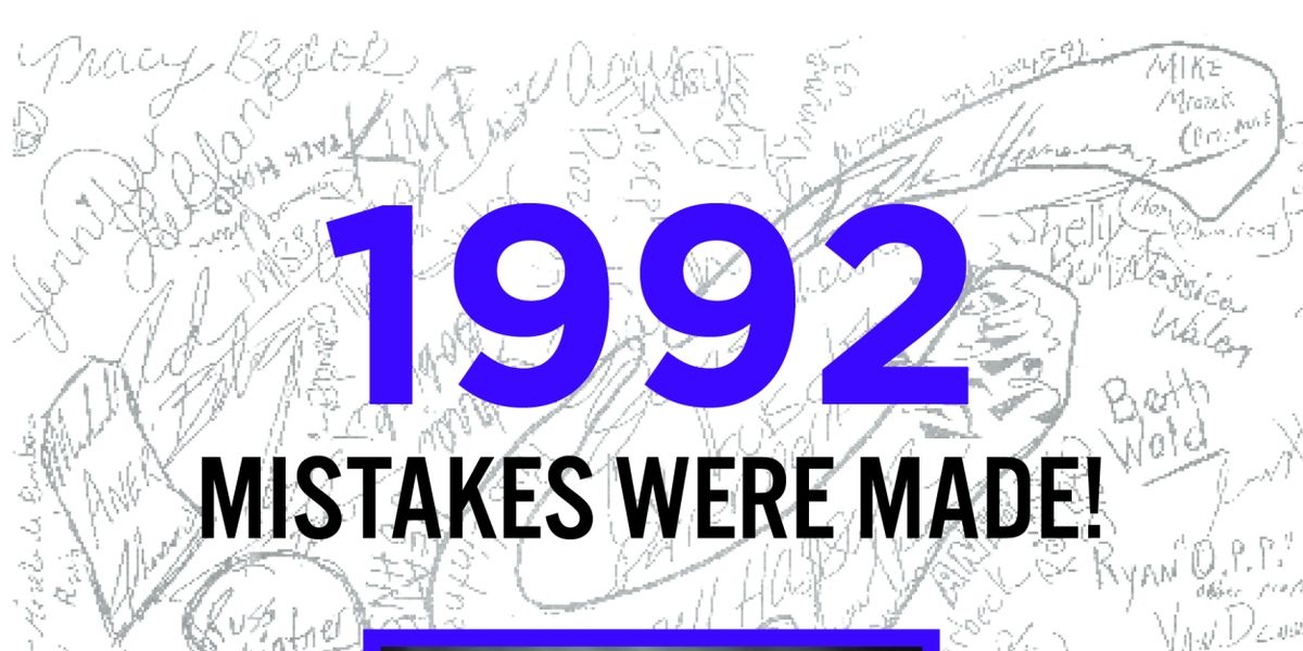 Review: 1992: MISTAKES WERE MADE! at The Parkway Theater