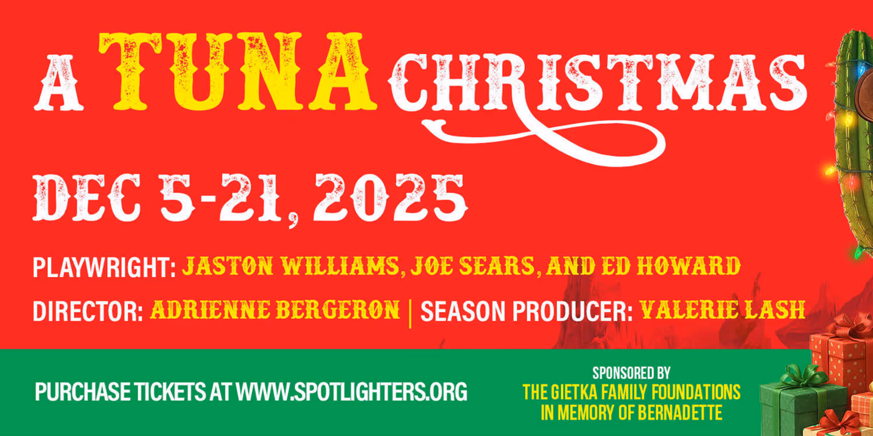 Review: A TUNA CHRISTMAS at Spotlighters Theatre