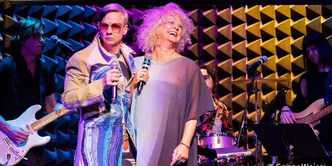 Photos: John Cameron Mitchell & Amber Martin in CASSETTE ROULETTE At Joe's Pub Photos