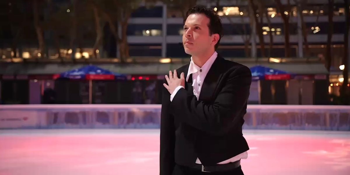 On Ice in Bryant Park, Christopher Robin Performs La Llorona