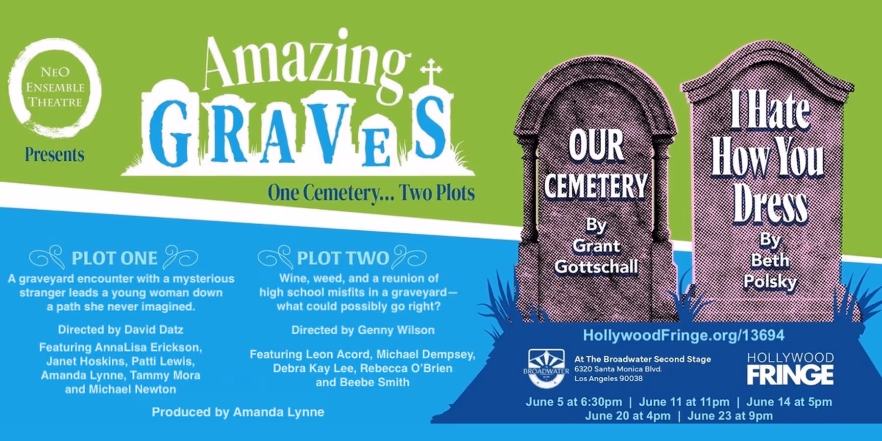 Review: AMAZING GRAVES Sets Two Short Plays Inside the Same Cemetery