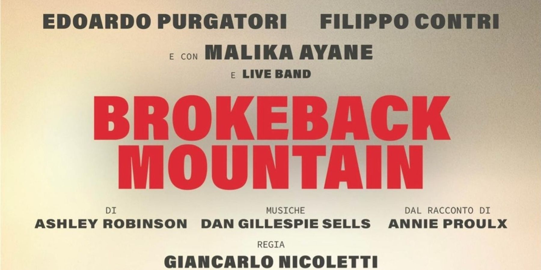 Review: BROKEBACK MOUNTAIN al TEATRO QUIRINO