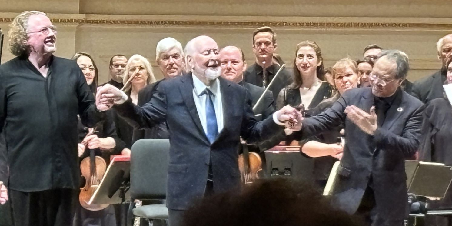 Review: Carnegie Hall Brings Audience to Its Feet with AN EVENING WITH JOHN WILLIAMS AND YO-YO MA  Image