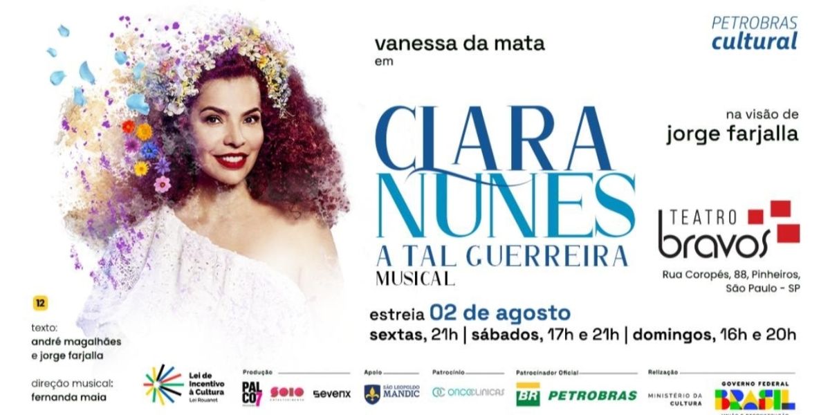 CLARA NUNES – A TAL GUERREIRA Celebrates The Life and Career of Brazilian Queen of Samba