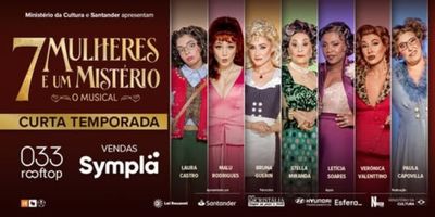 7 MULHERES E UM MISTÉRIO (7 Women and a Mystery) Turns a Classic Whodunit Into Camp Music Photo