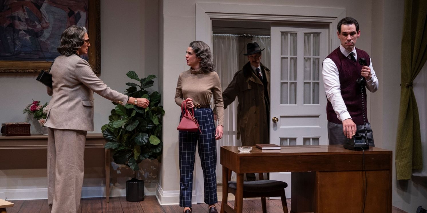 Review: DIAL M FOR MURDER at Northlight Theatre  Image