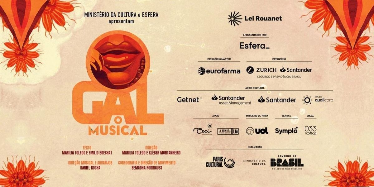 GAL, O MUSICAL Celebrates the Life and Legacy of Brazilian Icon Gal Costa
