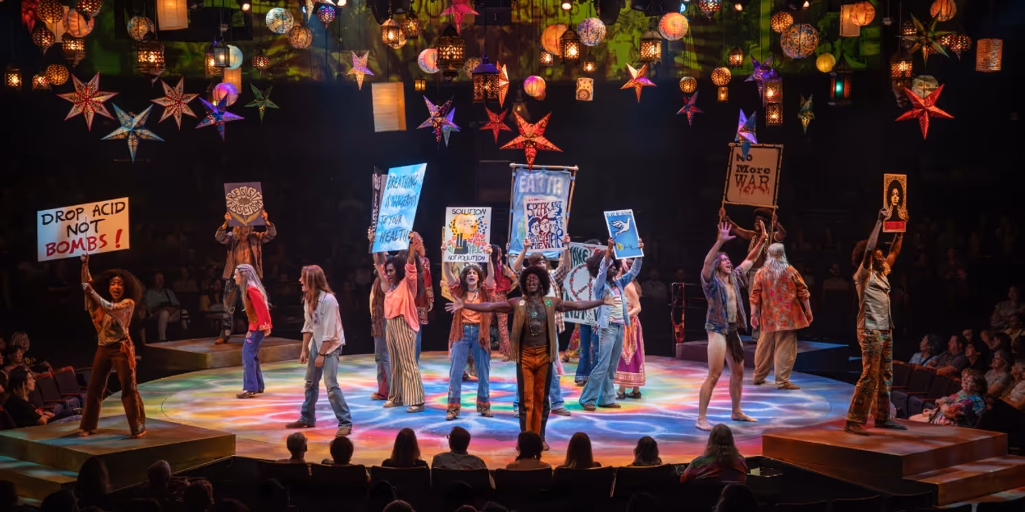 Review: HAIR Sizzles to end the Summer at Broadway At Music Circus  Image