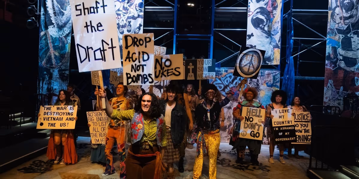 Review: HAIR at Omaha Community Playhouse: Peace Isn't Easy