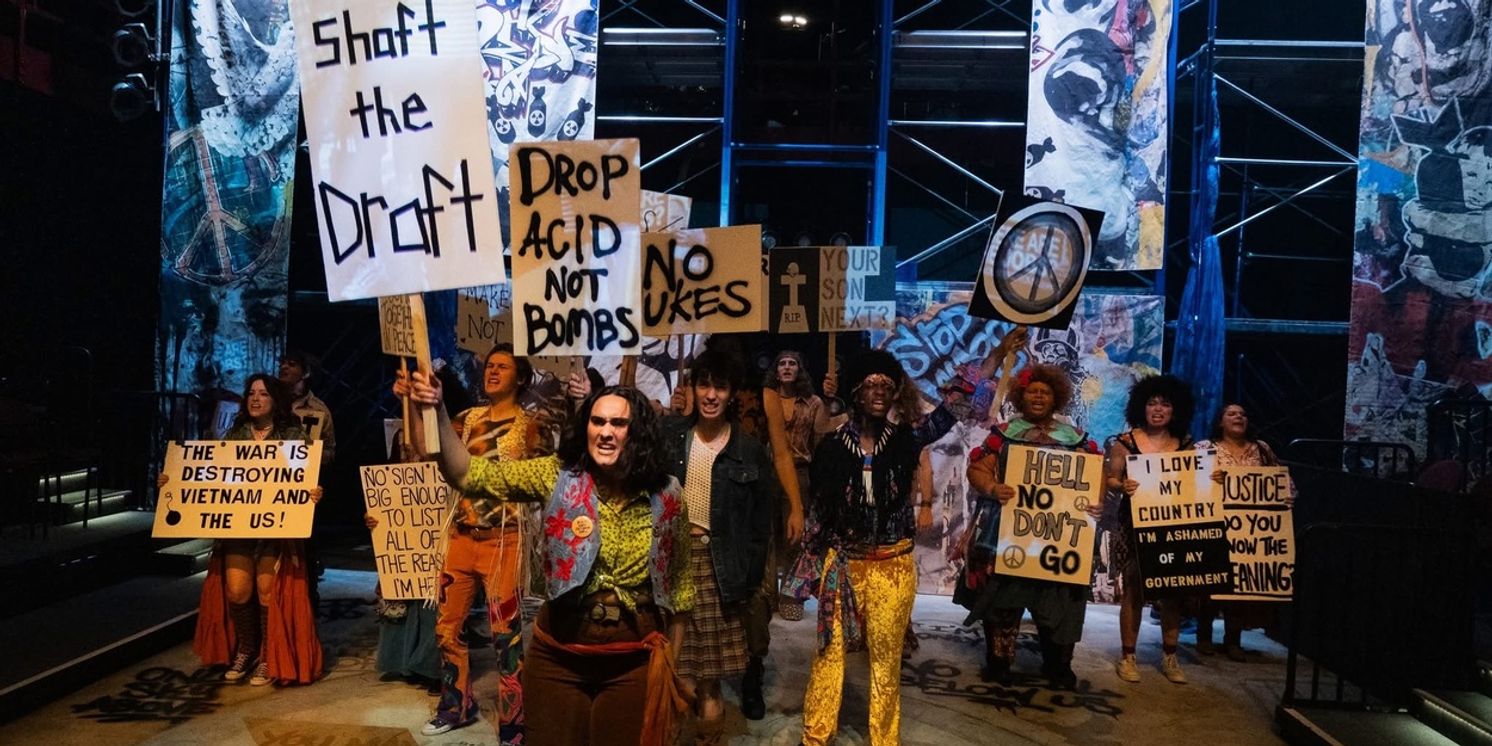 Review: HAIR at Omaha Community Playhouse: Peace Isn't Easy  Image