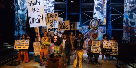 Review: HAIR at Omaha Community Playhouse: Peace Isn't Easy Photo