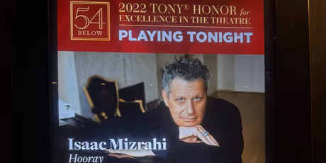Review: Fashion Icon Isaac Mizrahi Plays 54 Below... Hooray! Photo