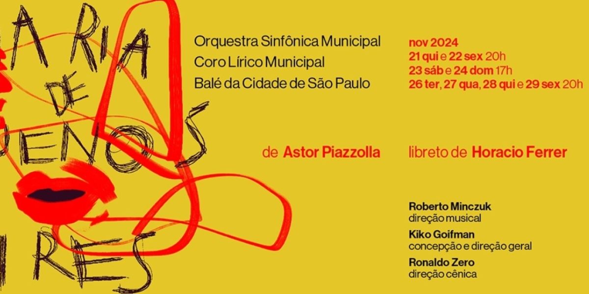 Piazzolla's Tango Opera, MARÍA DE BUENOS AIRES, Will be Restaged at Theatro Municipal de São Paulo