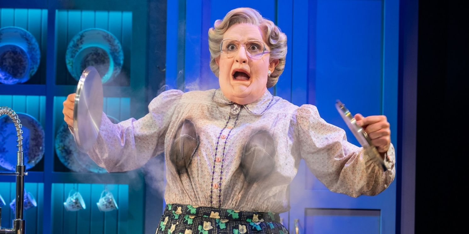Review: MRS. DOUBTFIRE IS A COMEDIC GEM, WITH A REFLECTIVE LENS at STRAZ CENTER  Image