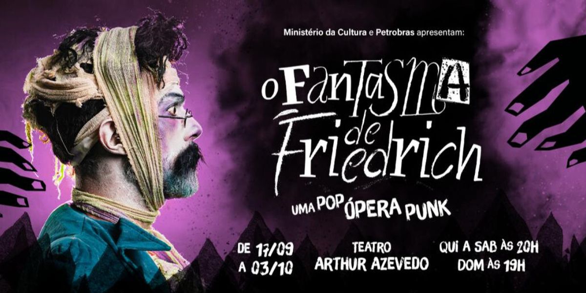 New Brazilian Musical O FANTASMA DE FRIEDERICH (The Ghost of Friedrich) Brings Punk Rock, Philosophy and Mental Health to to the Stage