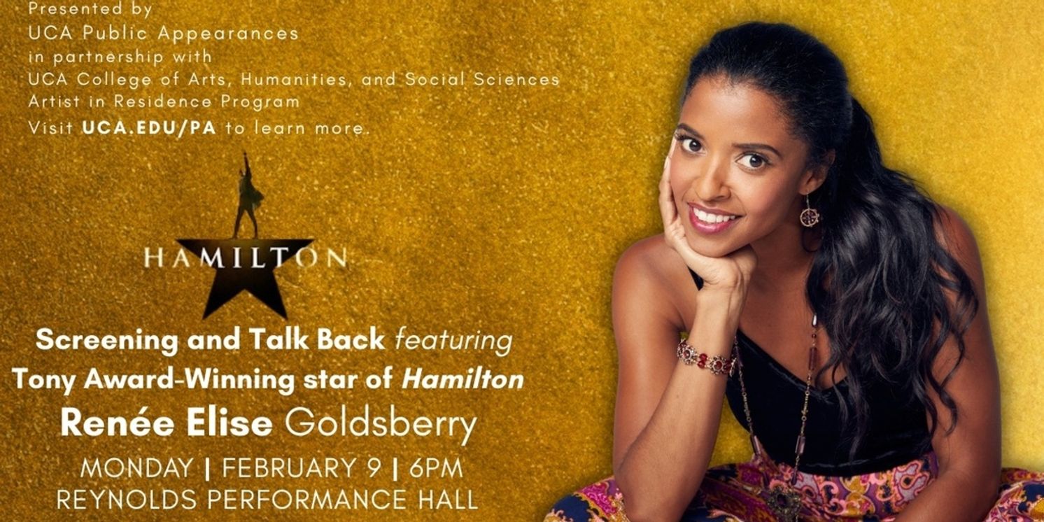 Review: RENÉE ELISE GOLDSBERRY TALK WITH STUDENTS AFTER A VIEWING OF HAMILTON at Reynolds Performance Hall  Image