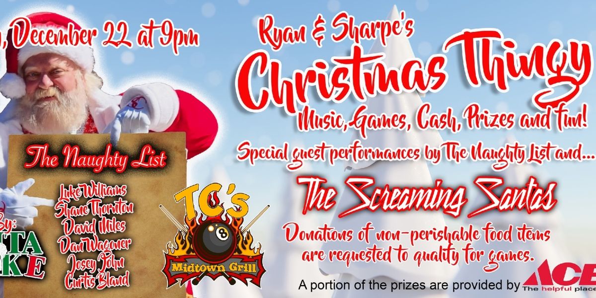 Review: RYAN AND SHARPE'S CHRISTMAS THINGY at TCs Midtown Grill