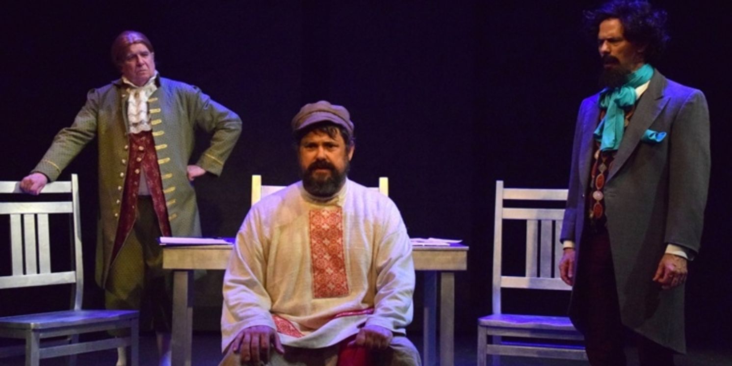 Review: THE GOSPEL ACCORDING TO THOMAS JEFFERSON, CHARLES DICKENS AND COUNT LEO TOLSTOY: DISCORD at Theatre Artists Studio  Image